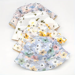 Flower Print Mesh Bucket Hat Thin Embroidery Basin Hat Sunscreen Fisherman Cap