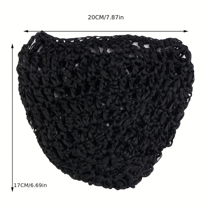 Mesh Crochet Hair Net Woven Hair Cap Bonnet Night Cap Sleep Cap For Women