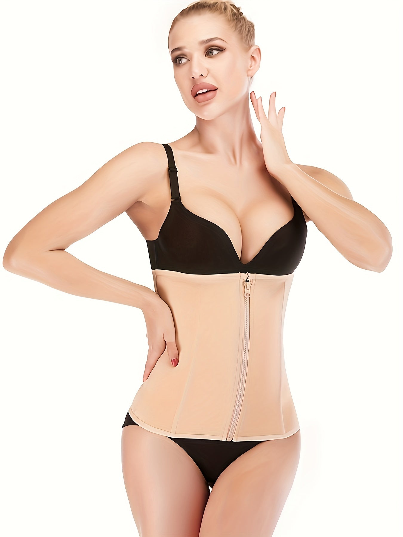 Zipper Waist Trainer Tummy Wrap Slimmer Belly Belt