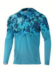 Men's Sun Protection Hoodie Long Sleeve Quick Dry Tops
