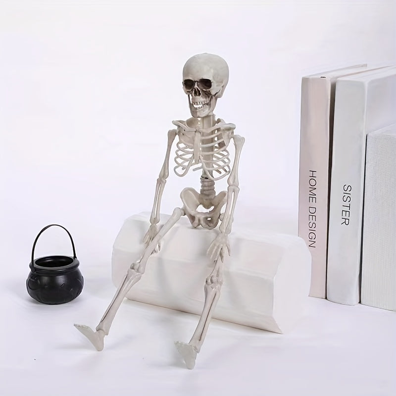 2pcs Halloween Skull Skeleton with Movable Joints - Halloween Gift
