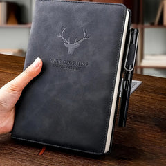 A5 Soft Cover Notebook 120 Sheets Elastic Pen Holder Multiple Options