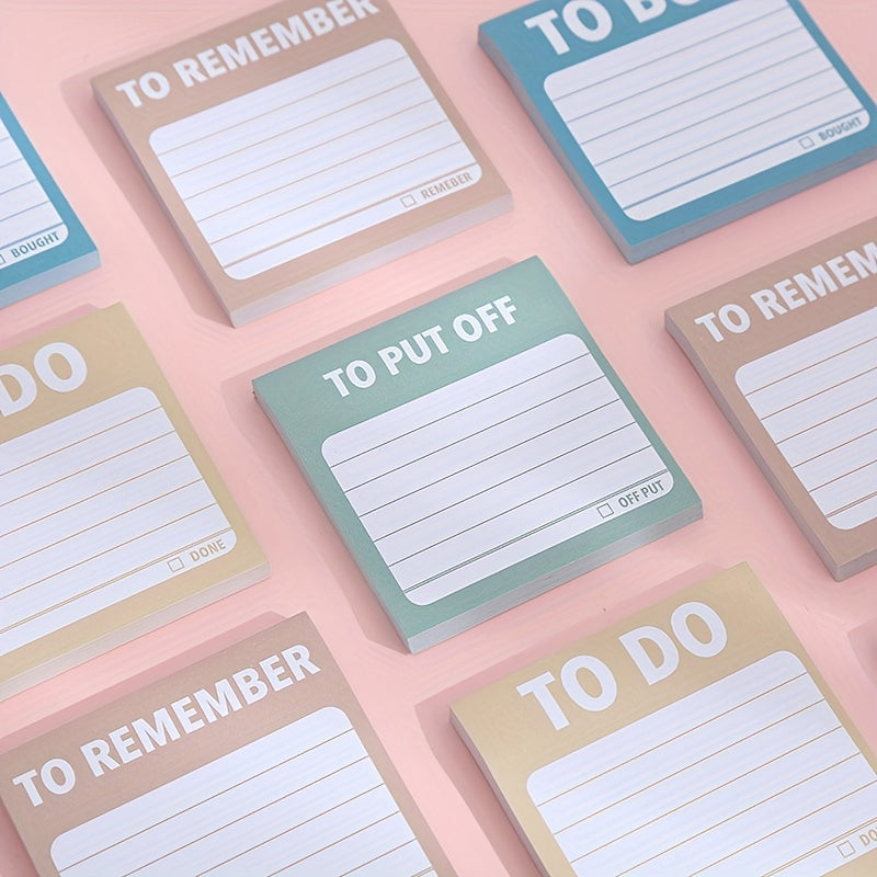 60 Sheets Cartoon Sticky Notes for Student Memo Book