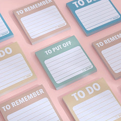 60 Sheets Cartoon Sticky Notes for Student Memo Book