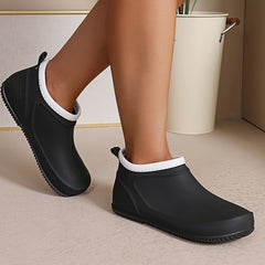 Waterproof Non slip Comfy Rain Boots Lightweight Rubber Ankle Boots