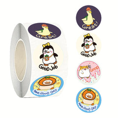 200pcs 3.81cm Animal Reward Stickers for Teachers Adults Parents Schools Work