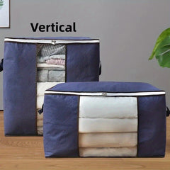 Large Capacity Zipper Storage Box Clothes Container