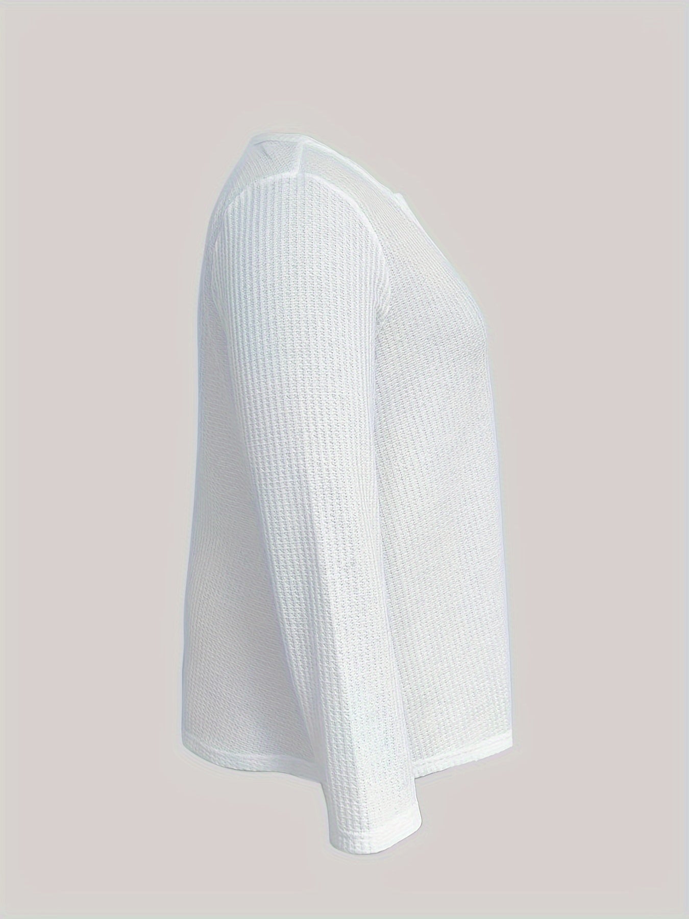 Solid Long Sleeve Knit Top