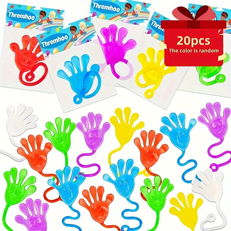 20pcs Elastic Sticky Toys Sticky Climbing Toys Gift Bag Fillers