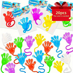 20pcs Elastic Sticky Toys Sticky Climbing Toys Gift Bag Fillers