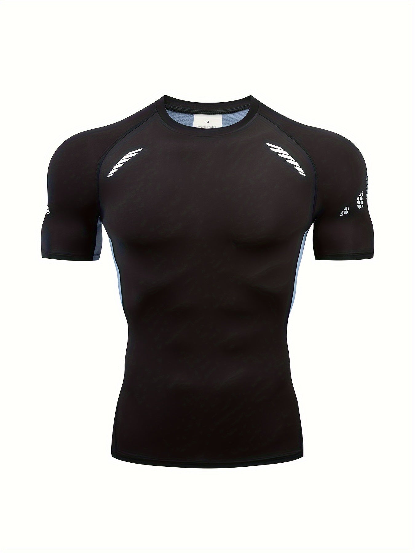 Men's Short Sleeve Compression Shirt Moisture Wicking Baselayer
