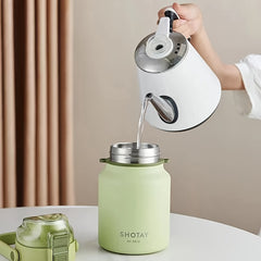 1L Outdoor Portable Large Capacity Kettle Stainless Steel Insulated Bottle