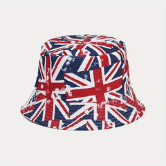 Unisex Flag Pattern Sunshade Bucket Hat for Outdoor Travel