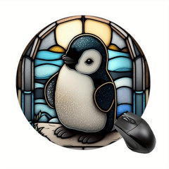 Penguins Computer Mouse Pad Non-Slip Rubber Base