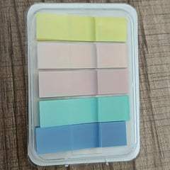 100 Colorful Translucent Sticky Notes Pet Index Stickers