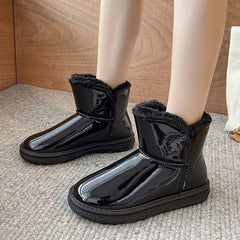Women's Waterproof Non-slip Snow Boots Warm Thick Bottom Shoes