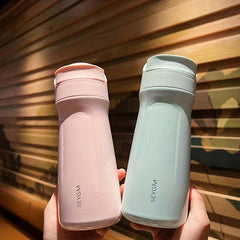 Vacuum Flask Portable Thermal Bottles Stainless Steel Leakproof Coffee Tumbler