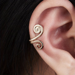 Irregular Shape Ear Cuff Twisted Earring - No Piercings