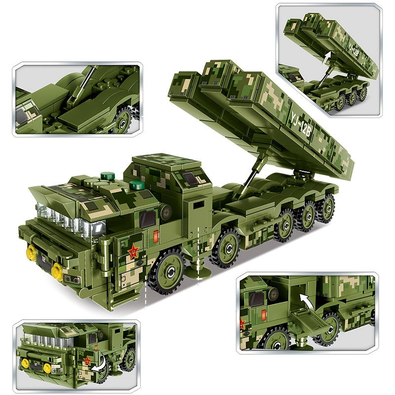 Military Toys Building Blocks Set Truck Model Helicoper Bricks Toy Assemble Army