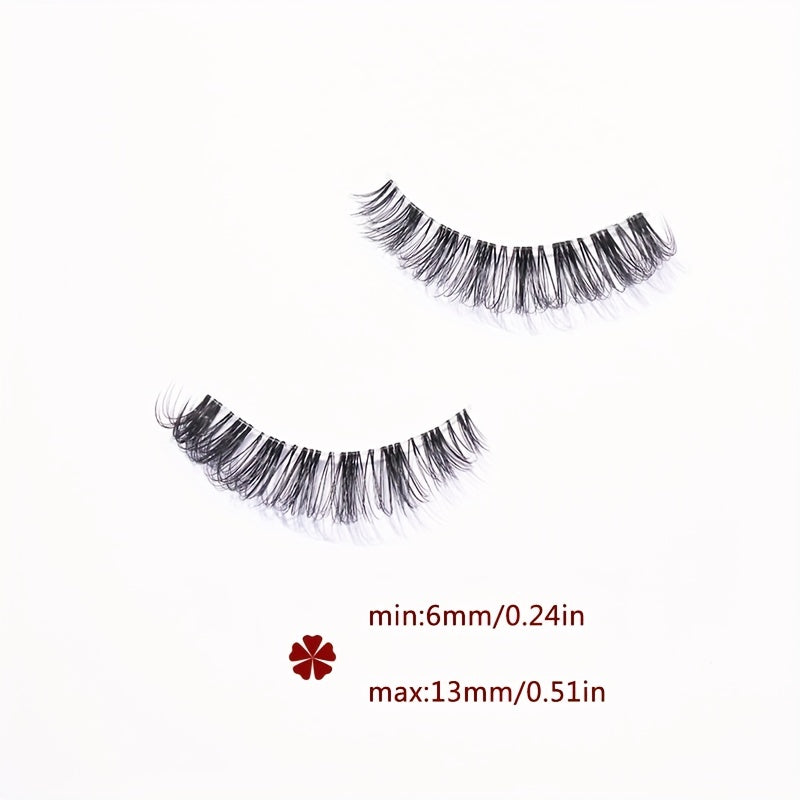 7 Pairs 3D Crisscross Lashes Natural Volume Fluffy False Eyelashes