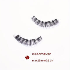 7 Pairs 3D Crisscross Lashes Natural Volume Fluffy False Eyelashes