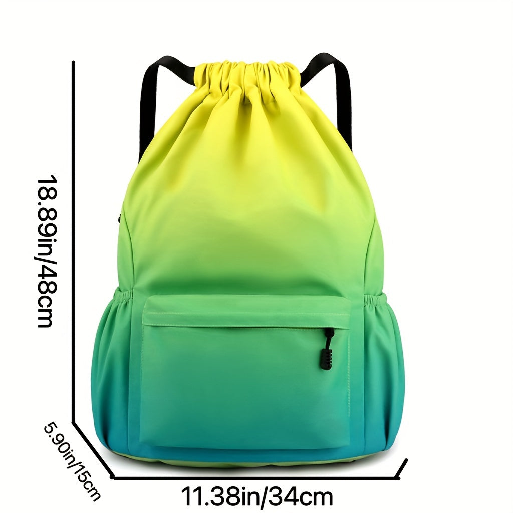 Large Capacity Basketball Bag Drawstring Pocket Men Women