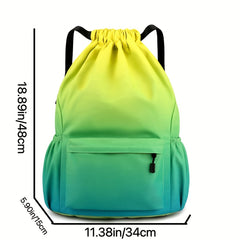 Large Capacity Basketball Bag Drawstring Pocket Men Women