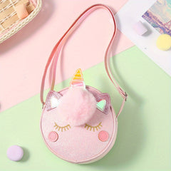 Kids Cartoon Shoulder Bag & Coin Purse Set