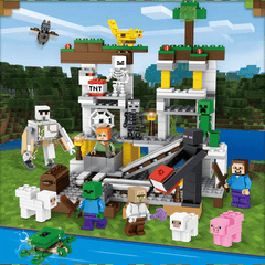 4 in 1 Mine Block Set - Build Your Own Scenes & Perfect Gift