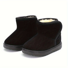 Warm Fleece Snow Boots Girls | Soft Winter Outdoor Hiking Shoes
