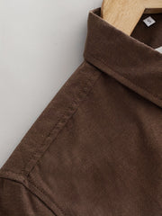 Men's Lapel Shirt with Chest Pocket