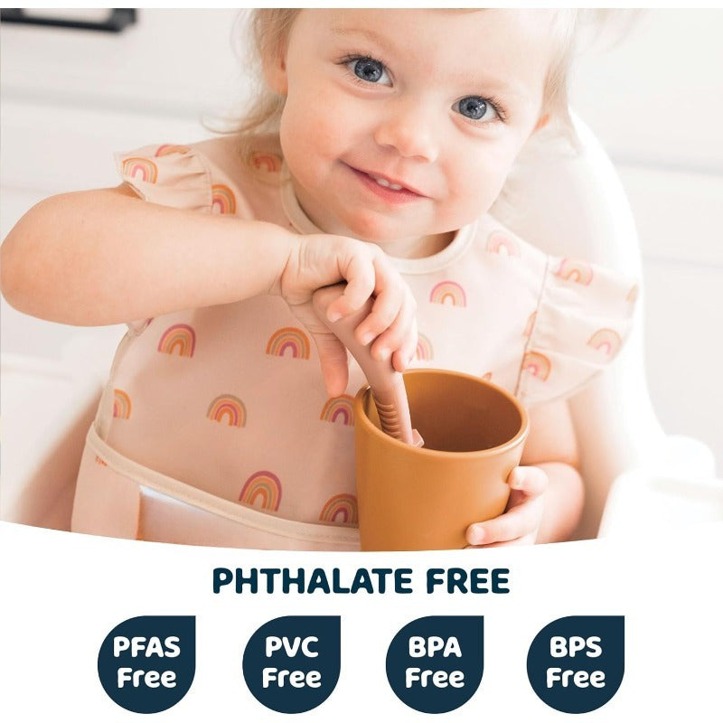 3pcs Waterproof Baby Bib for Boy or Girl, BPA-Free Bibs