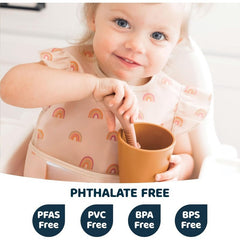 3pcs Waterproof Baby Bib for Boy or Girl, BPA-Free Bibs