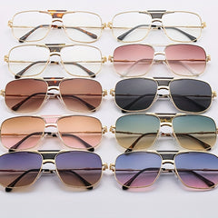 Vintage Square Polarized Sunglasses UV400 Protection