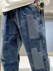 Boys Casual Denim Long Pants With Pocket Kids Clothing