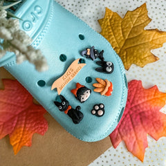7pcs Cats Shoe Charms Pack for Kids & Adults
