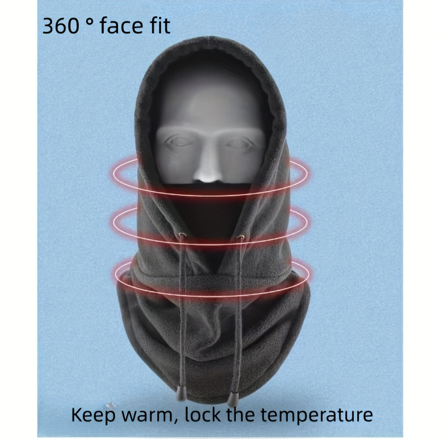 Outdoor Windproof Warm Fleece Hat for Skiing Cycling