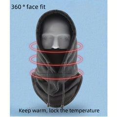 Outdoor Windproof Warm Fleece Hat for Skiing Cycling