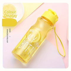 600ml Sports Drinking Water Bottle for Outdoor Fitness Travel