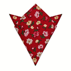 Silk Floral Necktie For Men Jacquard Woven Tie Multicoloured