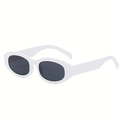 Y2K Oval Sunglasses Jelly Beach Party UV400