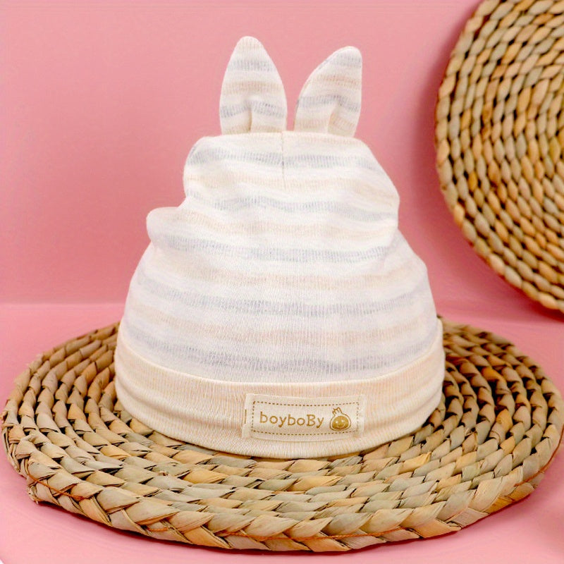 Cartoon Knit Baby Hat Thin Spring Autumn Fetal Hat
