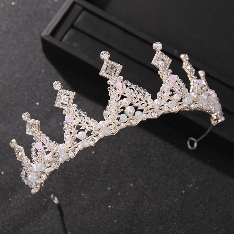 Crystal Bride Tiara Wedding Crown Headband