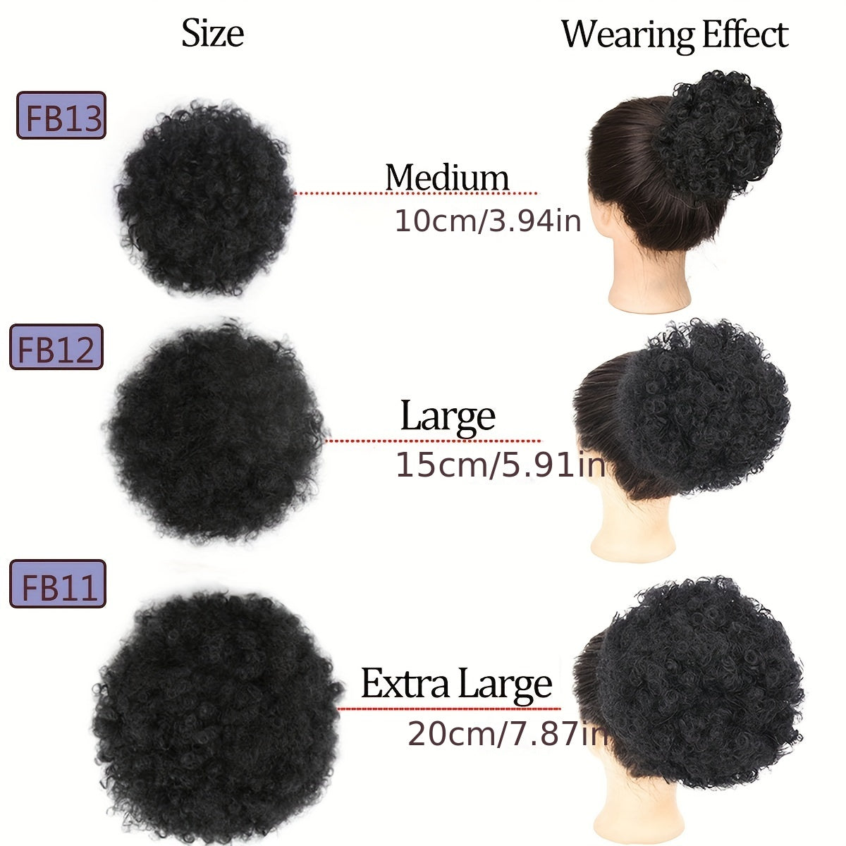 Hair Wigs for Women & Afro Hair Buns for Kids - Party Wear