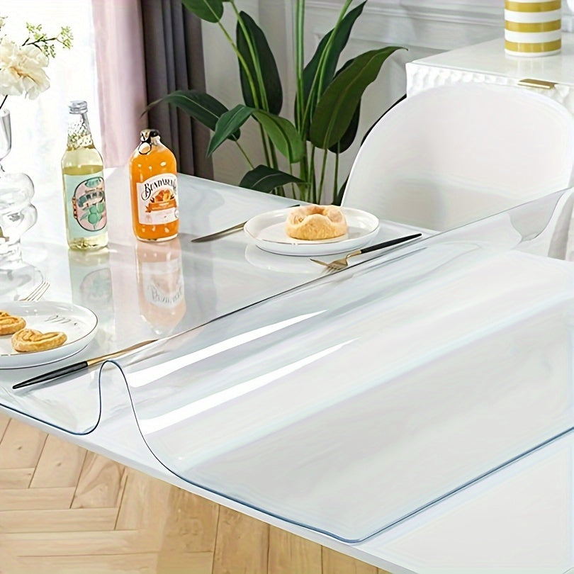 Waterproof Transparent Table Mat 1.5mm Thick PVC Soft Glass Cover