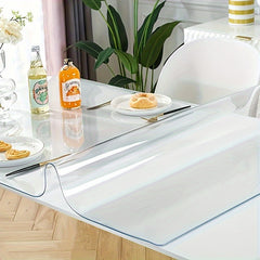 Waterproof Transparent Table Mat 1.5mm Thick PVC Soft Glass Cover