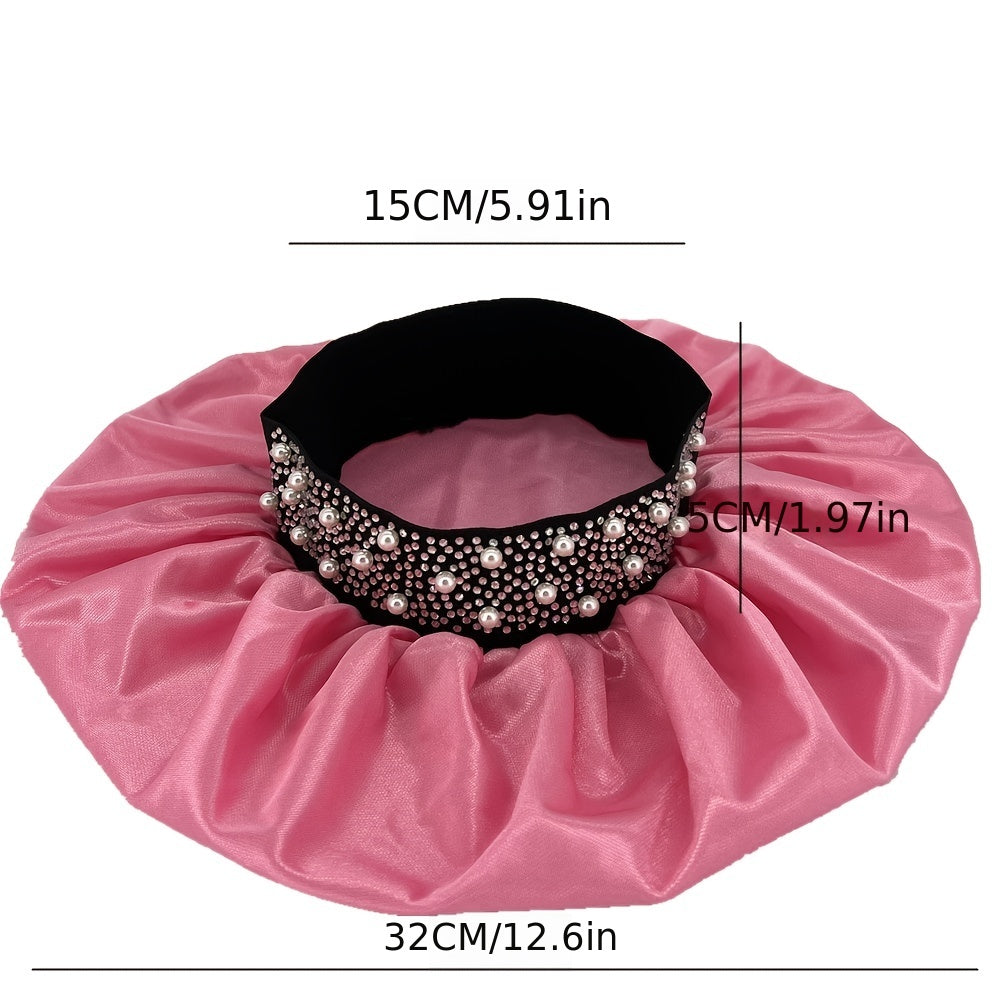 Rhinestone Bonnet Sleeping Caps Women Night Caps Hair Wraps Hair Accessories