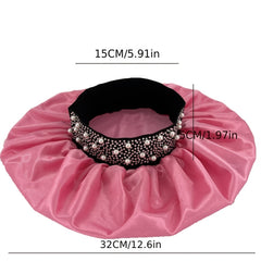 Rhinestone Bonnet Sleeping Caps Women Night Caps Hair Wraps Hair Accessories
