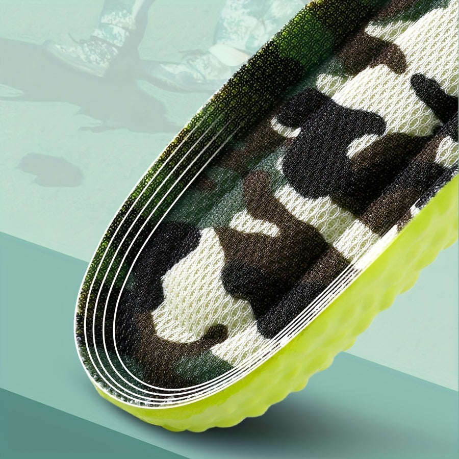 Sports Shock Absorption Insoles High Elastic Running Sneaker Insoles