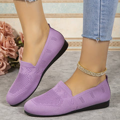 Women's Breathable Slip On Outdoor Shoes Walking Comfortable Shoes
